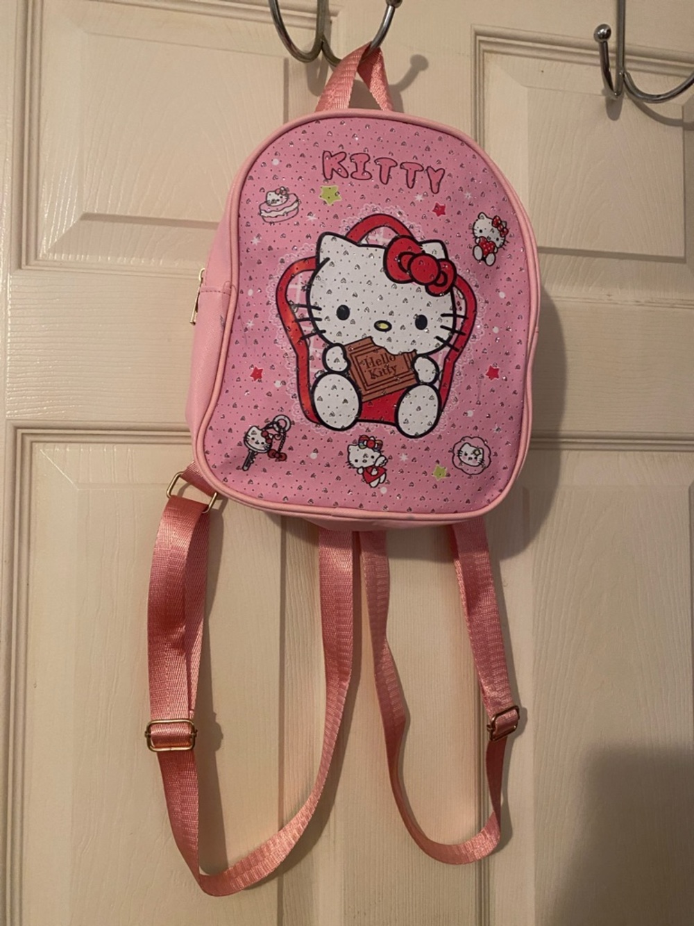 Hello Kitty Pink Glitter Mini Backpack